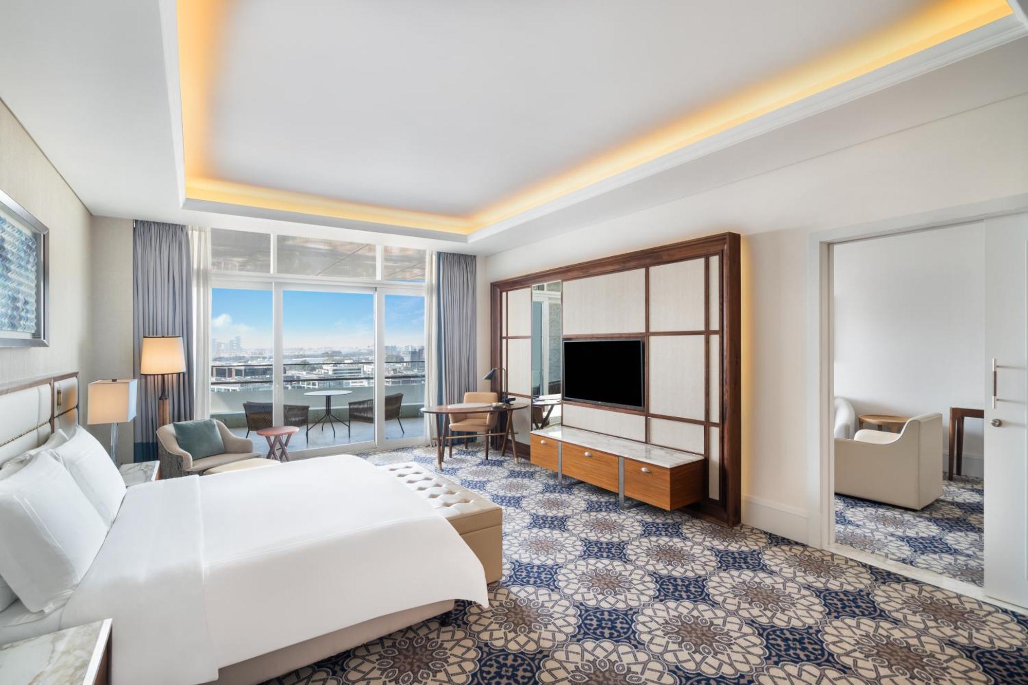Grand Plaza Moevenpick Hotel Dubai Luaran gambar A bedroom at the hotel